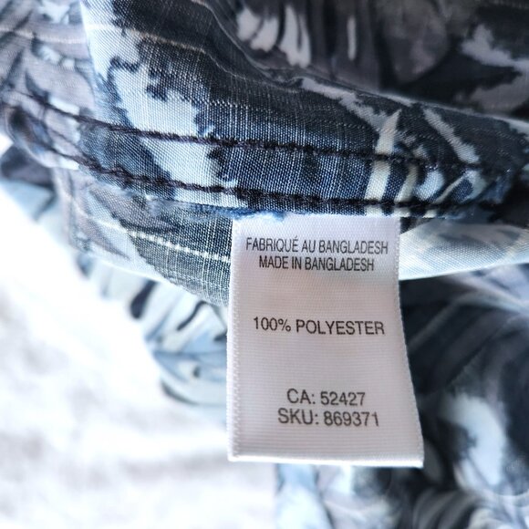 Hawaiian Tropical Shirt Men's Large Short Sleeve Button Up Shirt - Picture 6 of 10